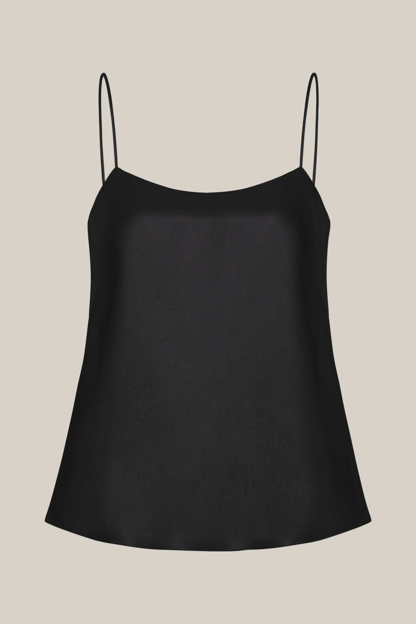 COAL SILK CAMI