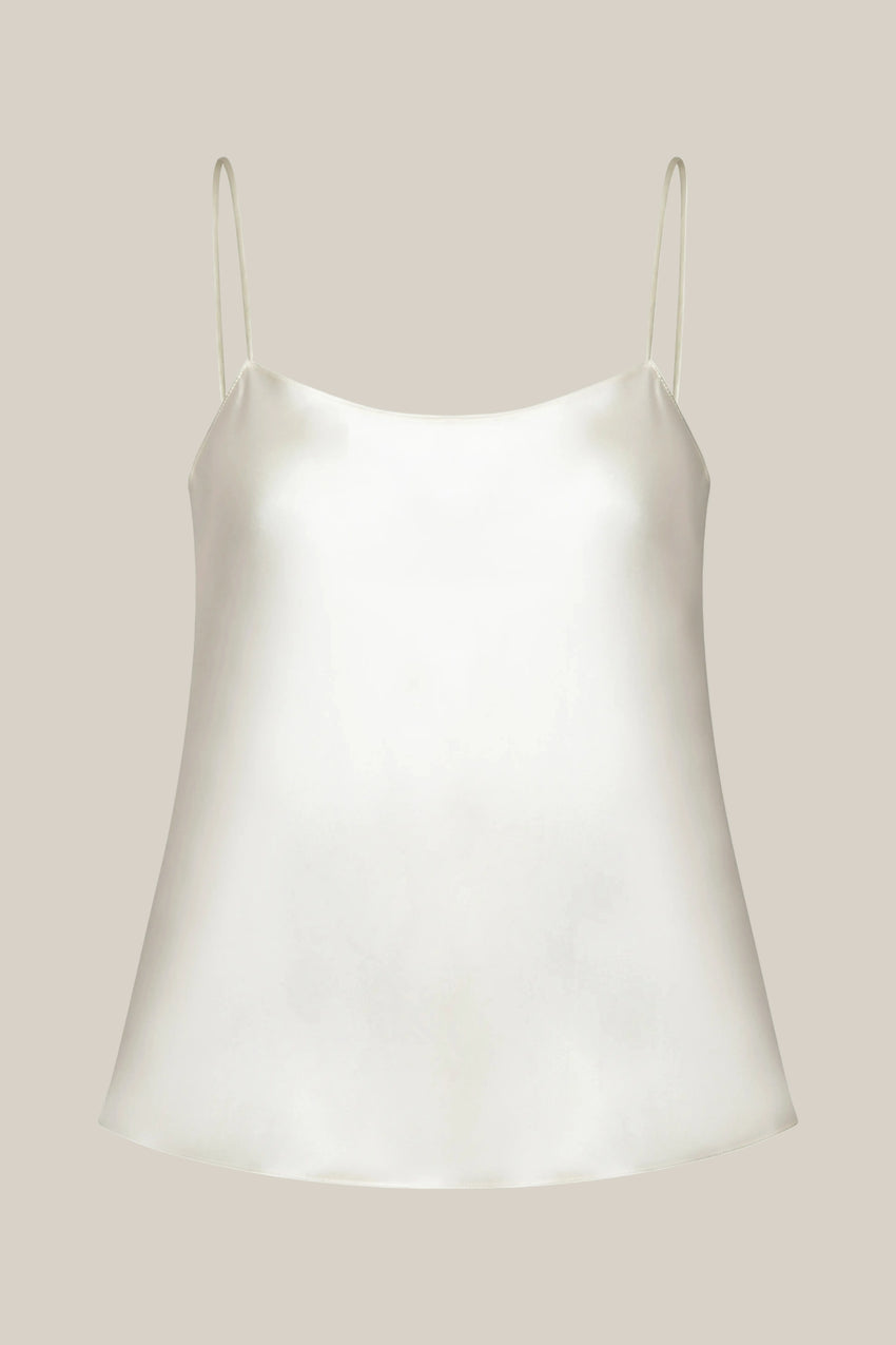 BUTTERMILK SILK CAMI