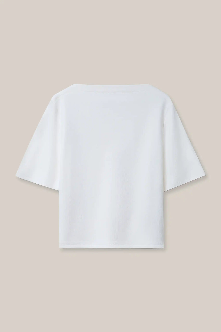 OAT COTTON AND CASHMERE TEE