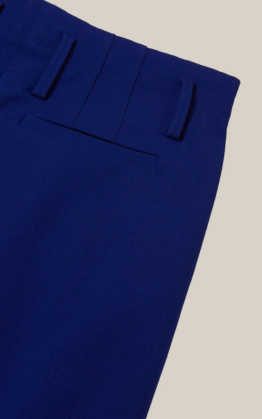 LAPIS WOOL TAILORED TROUSERS