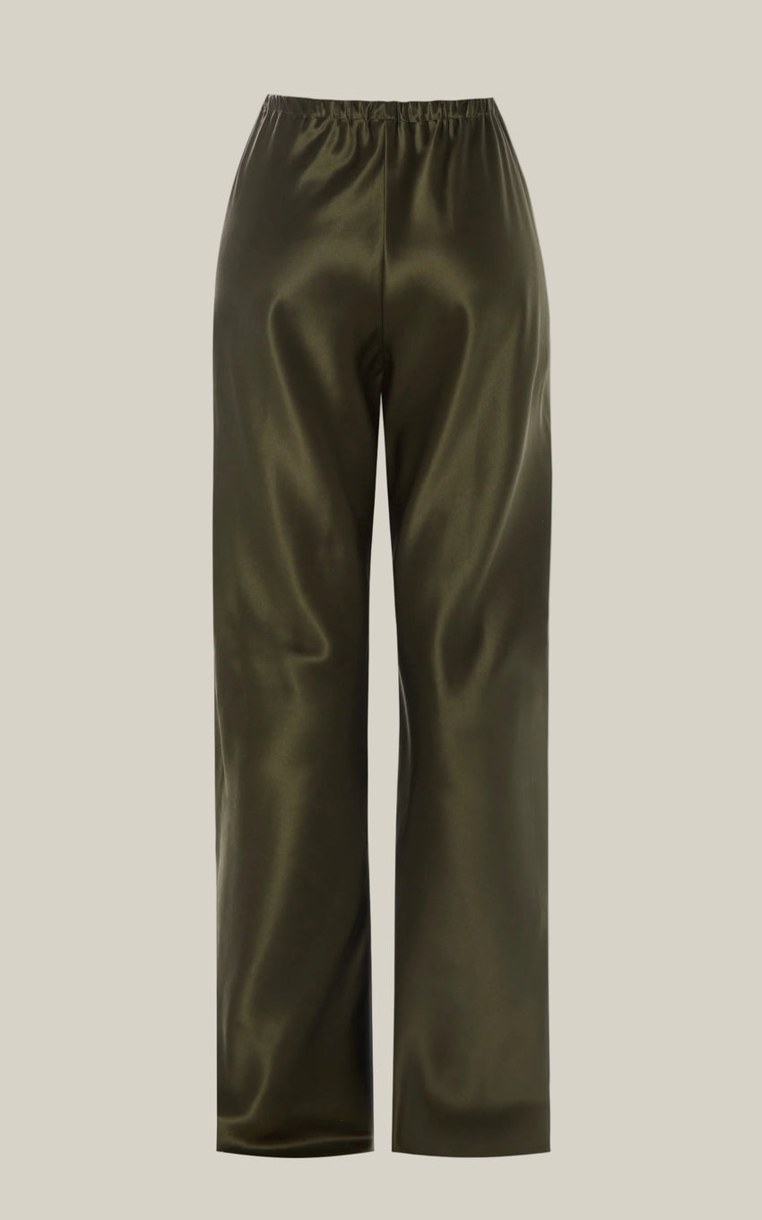 MOSS SILK BIAS TROUSERS